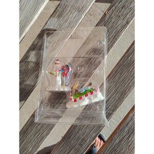 LEMAX Carole Town Sledding Gingerbread And Marshmallow Snowman